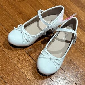 White Kids' Mary Jane Shoes